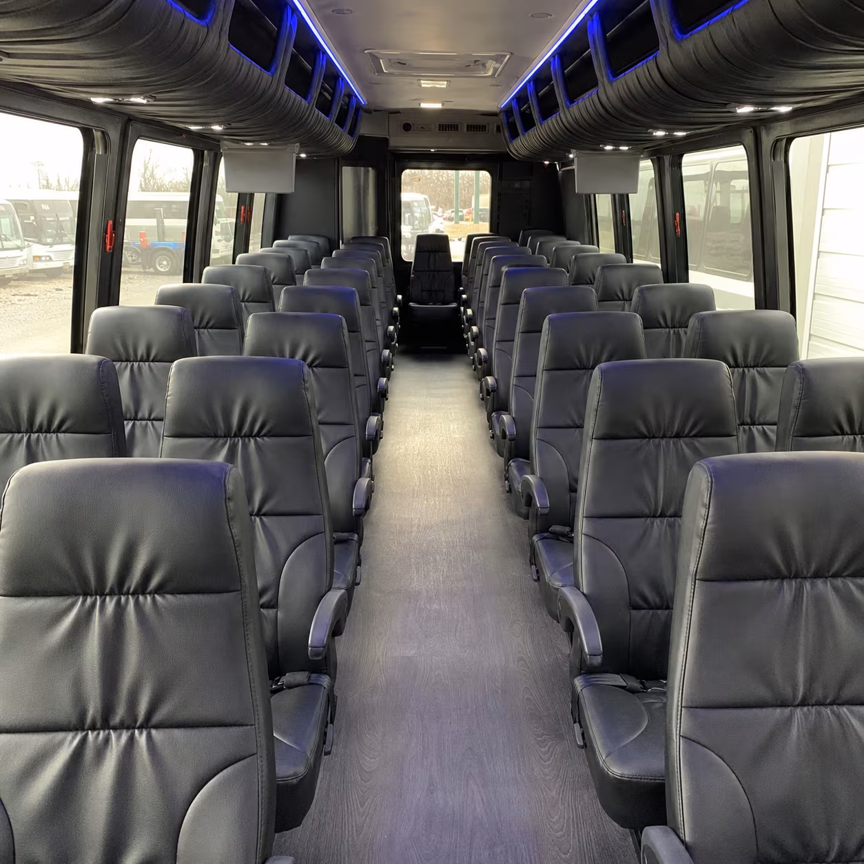 Columbus Airport Shuttle & Transportation party bus exterior