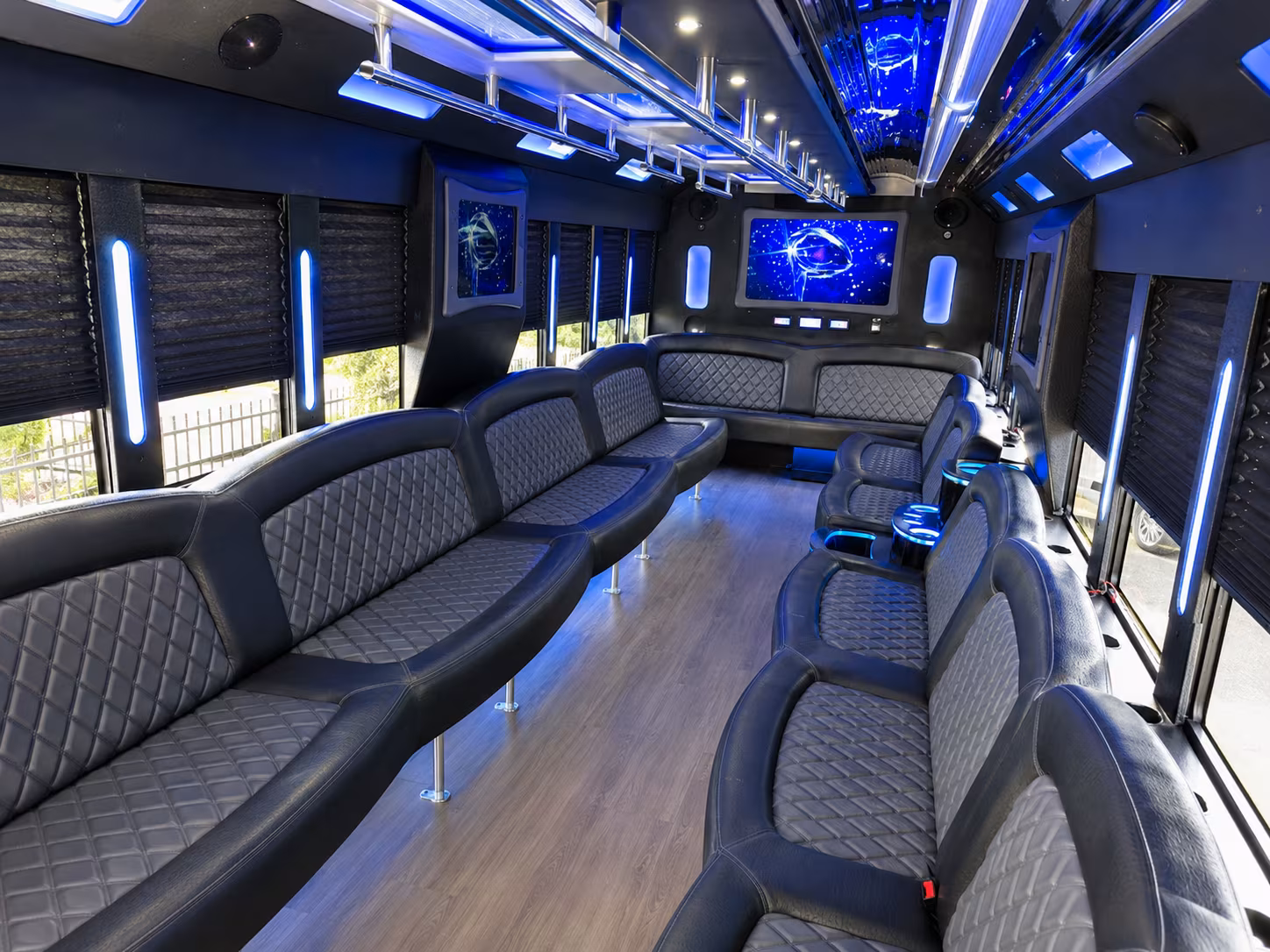 Columbus Bachelor & Bachelorette Transportation party bus exterior