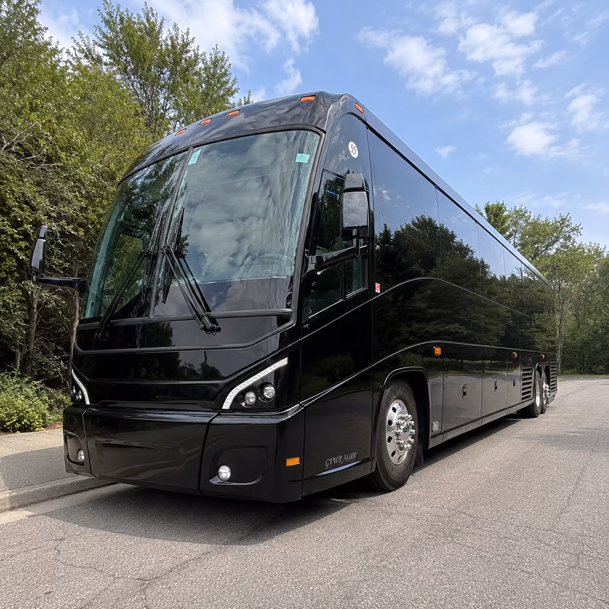 Columbus Corporate Transportation party bus exterior