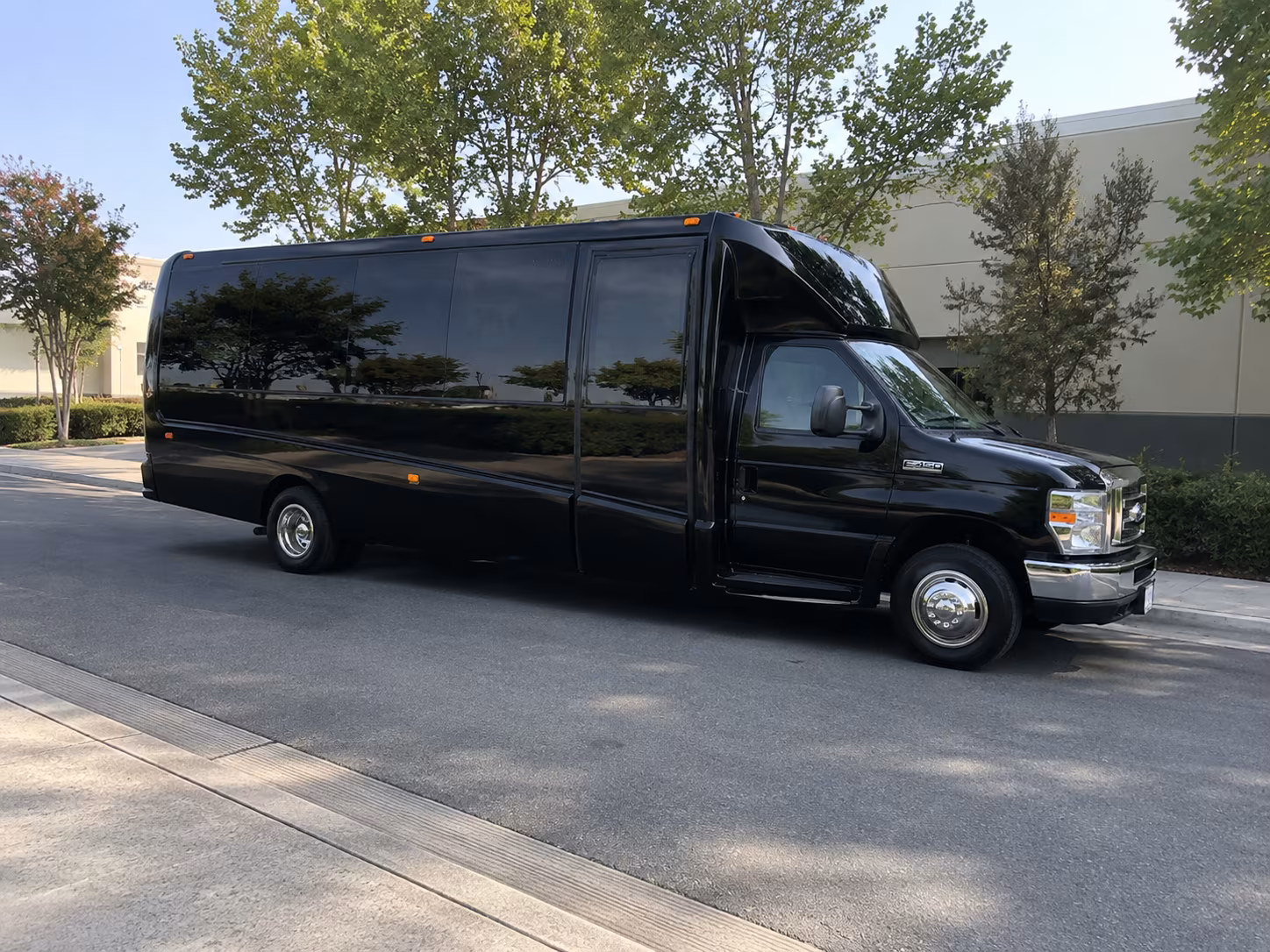 Columbus Private Event Transportation party bus exterior