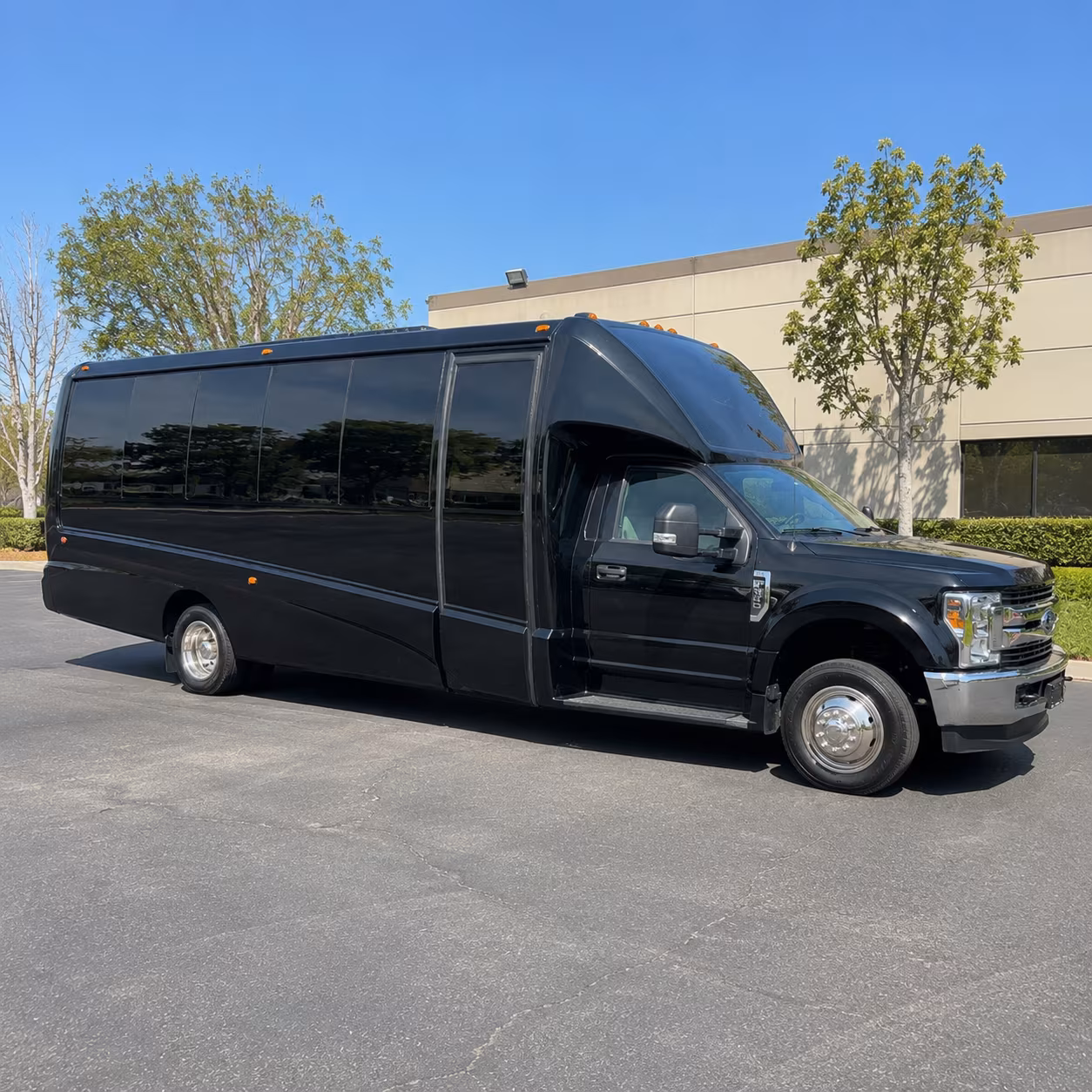 Columbus Private Event Transportation party bus exterior