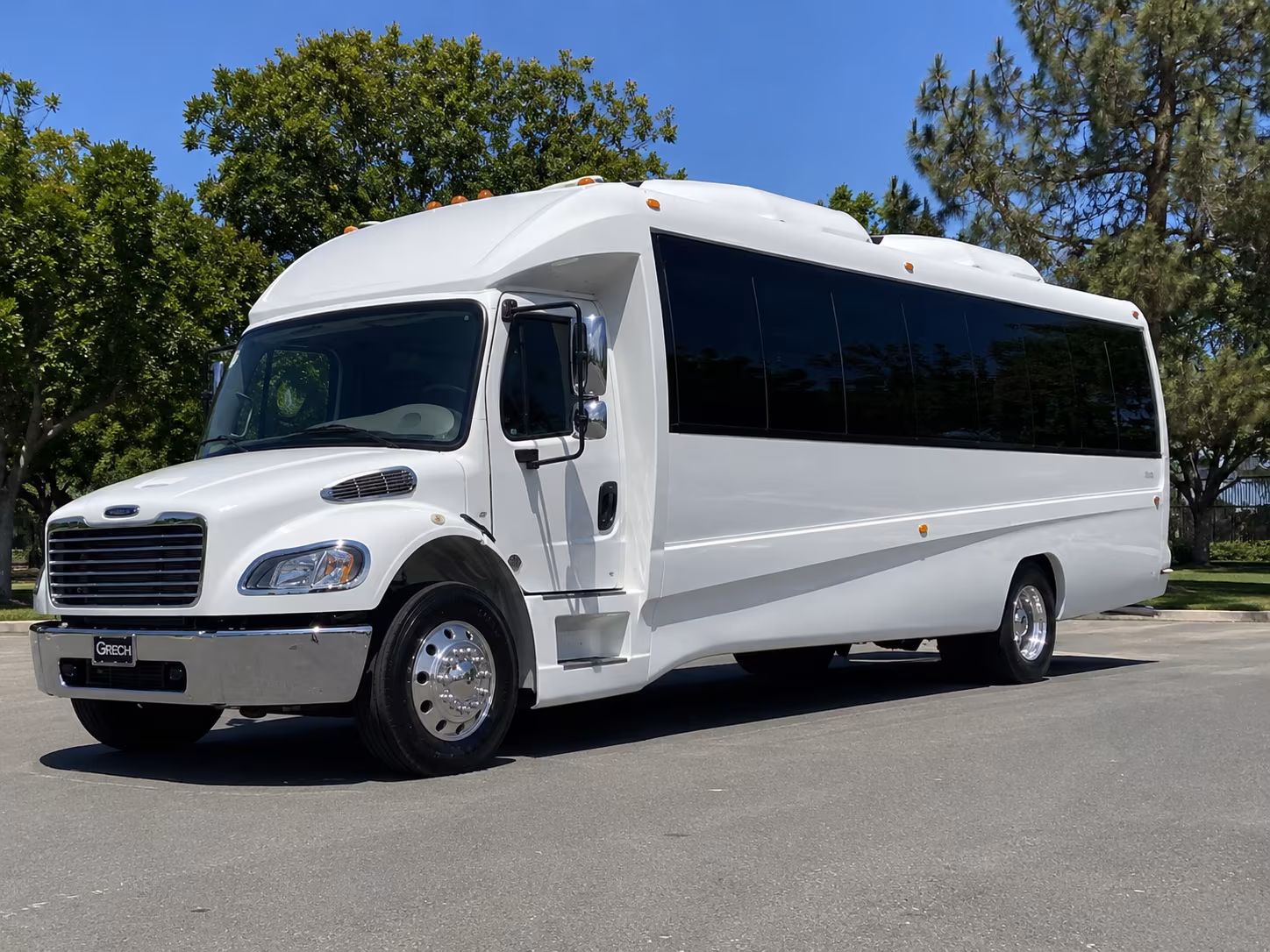 Columbus Private Event Transportation party bus interior