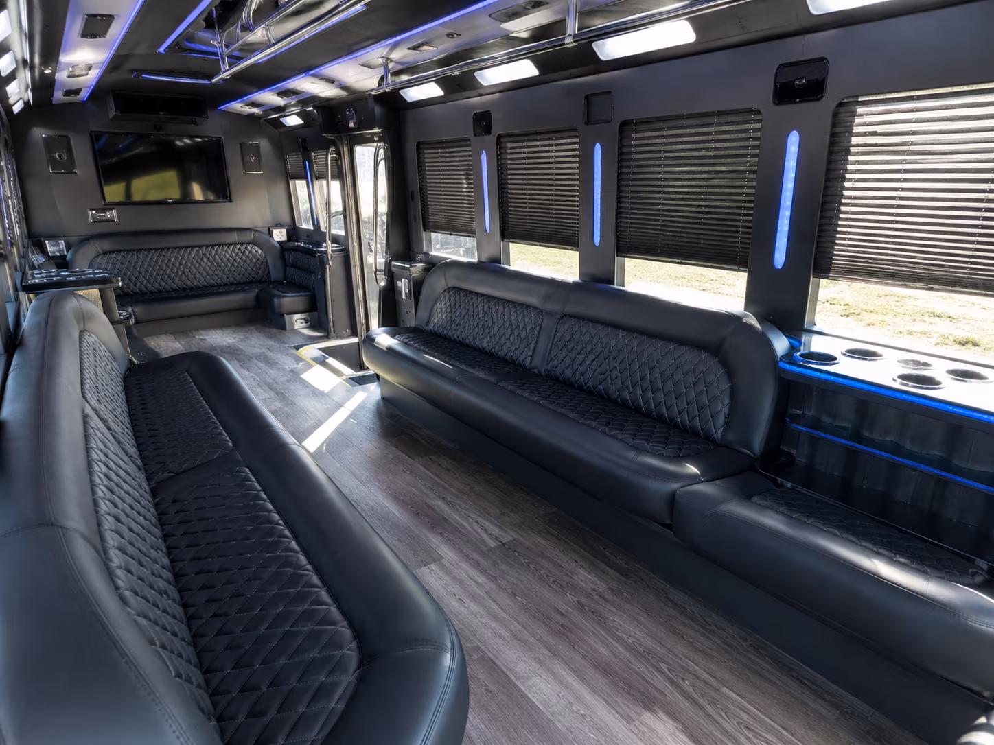 Columbus Prom & Homecoming Transportation party bus exterior