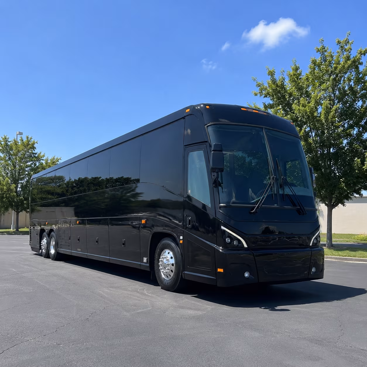 Columbus School Event Transportation party bus exterior