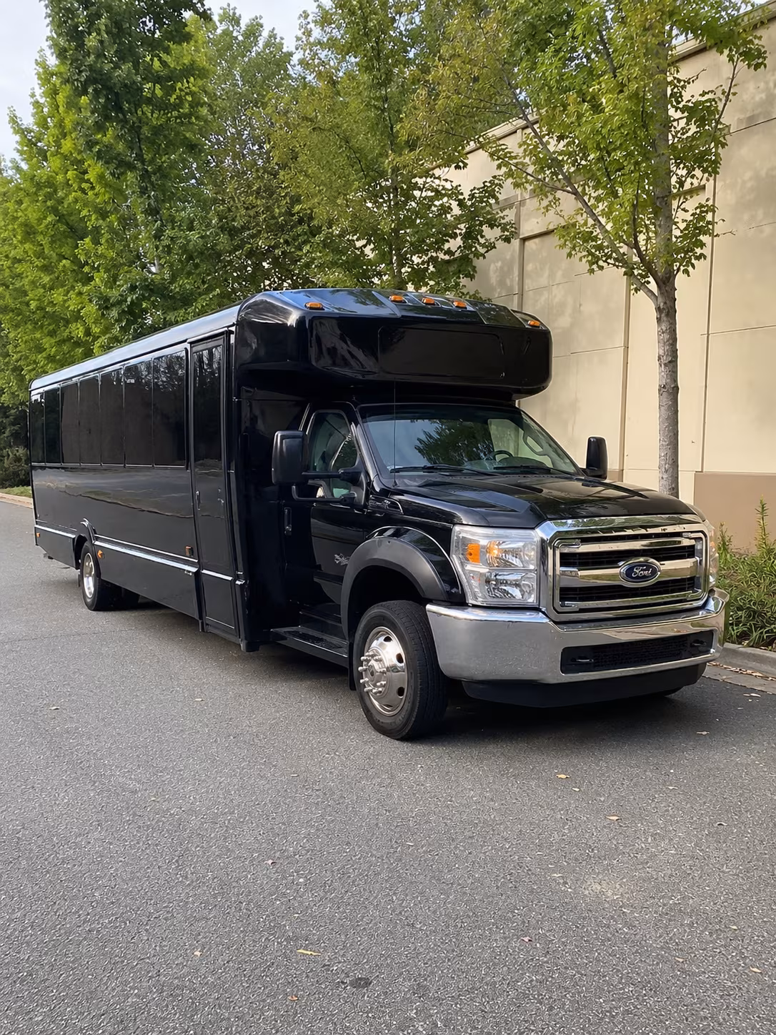 Columbus Sporting Event Transportation party bus exterior