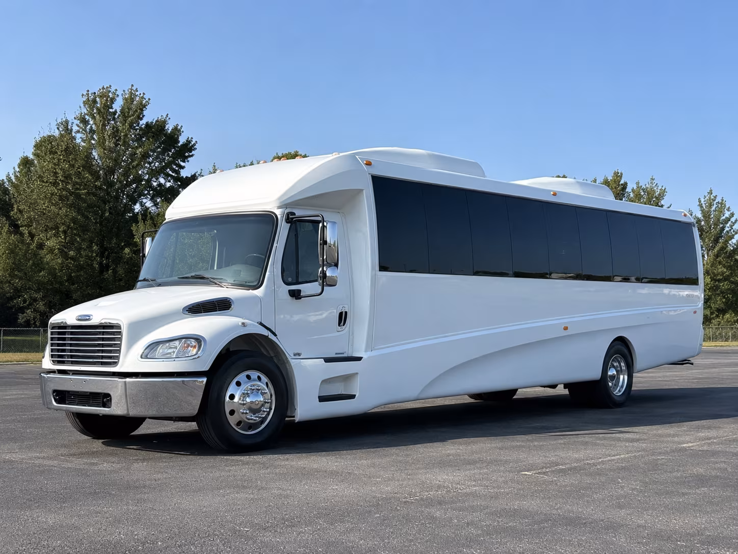 Columbus Sporting Event Transportation party bus exterior