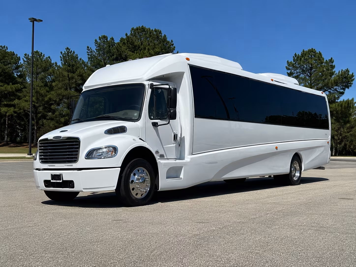 Columbus Sporting Event Transportation party bus exterior