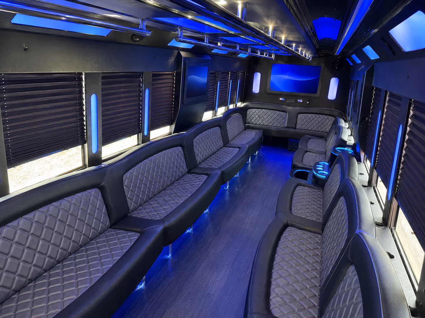 Columbus Sporting Event Transportation onboard seating