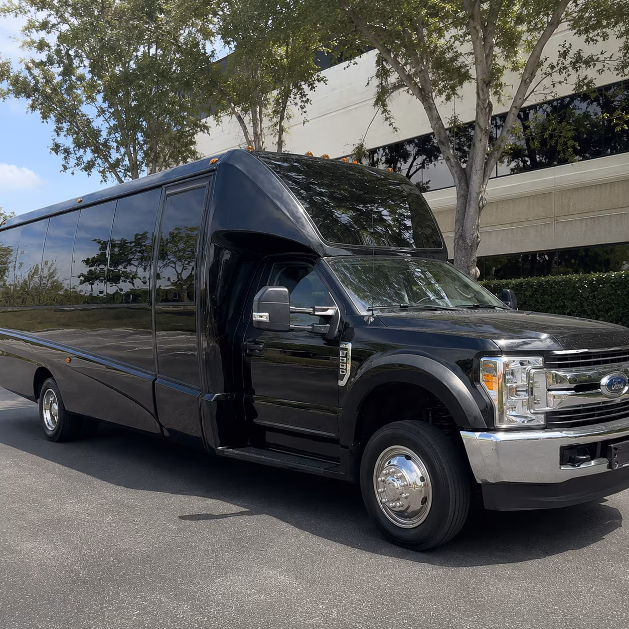 Columbus Wedding Transportation party bus exterior