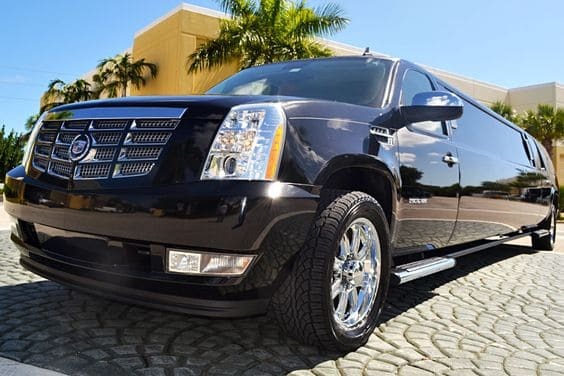 Columbus Black Escalade Limo