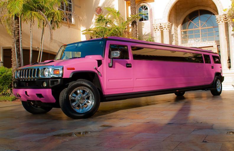 Columbus Pink Hummer Limo